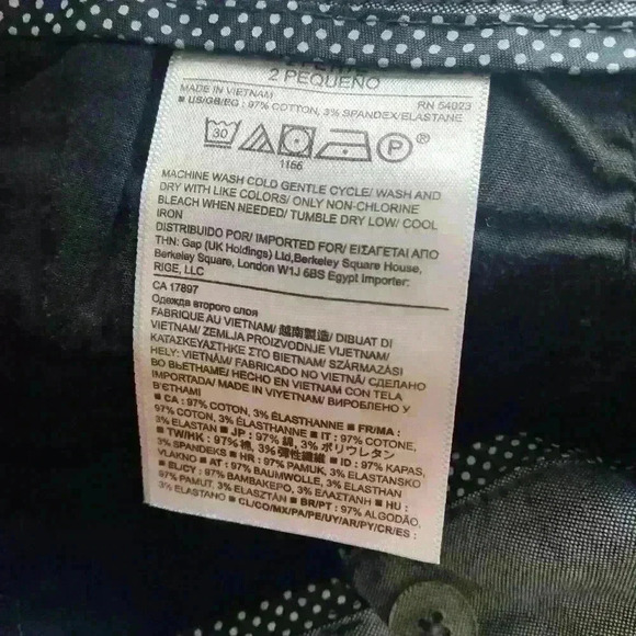 Banana Republic Hampton Fit pants navy size 2 Petite - Picture 9 of 16